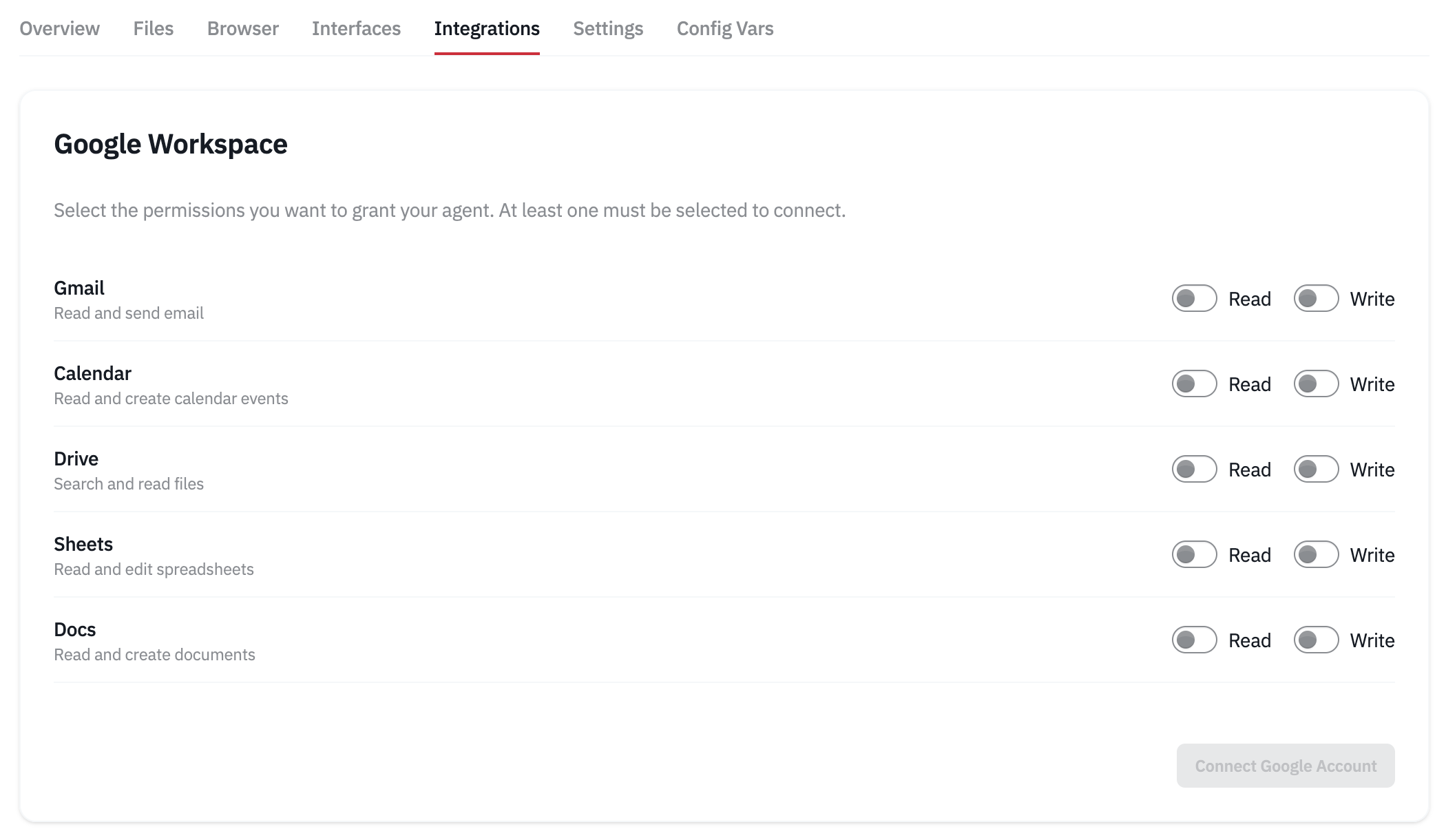 Google Workspace Integration